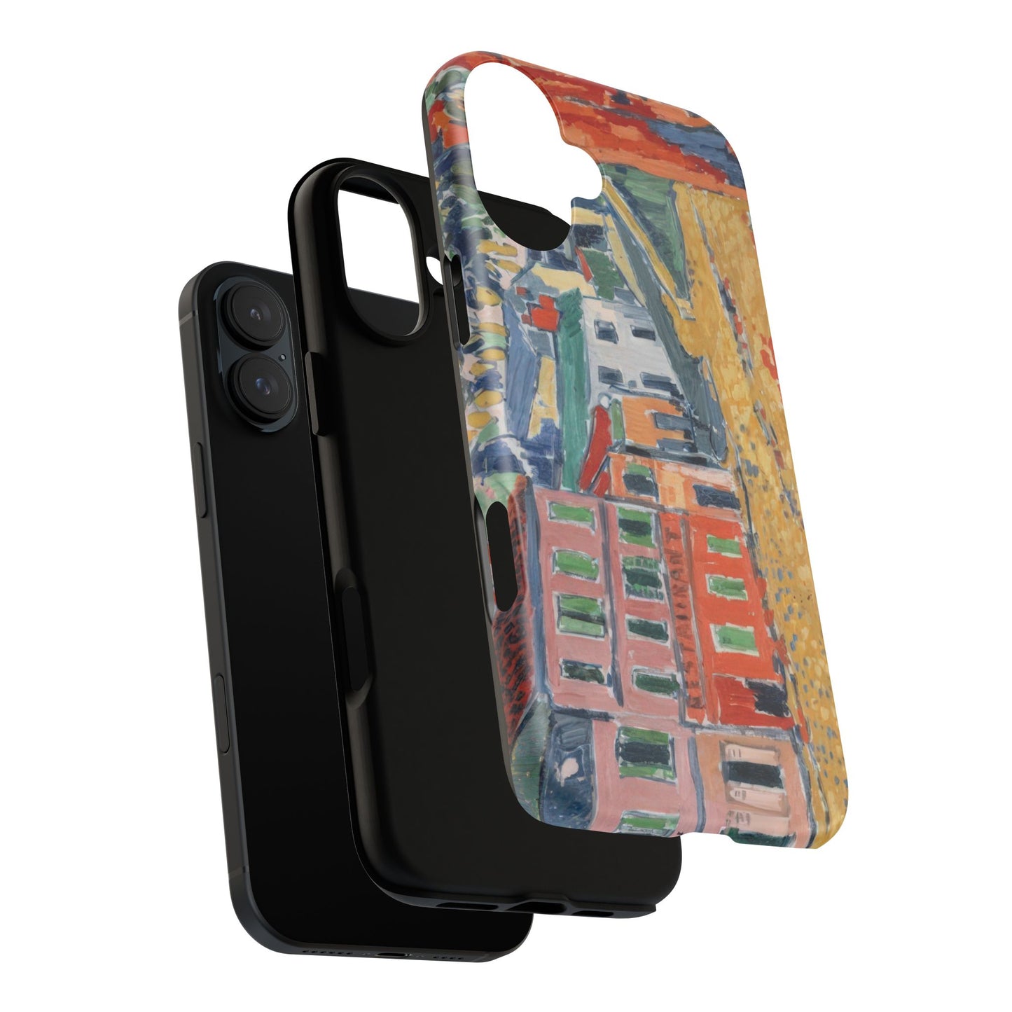 de Vlaminck, Maurice - Restaurant de la Machine à Bougival (1905) - Tough Phone Cases