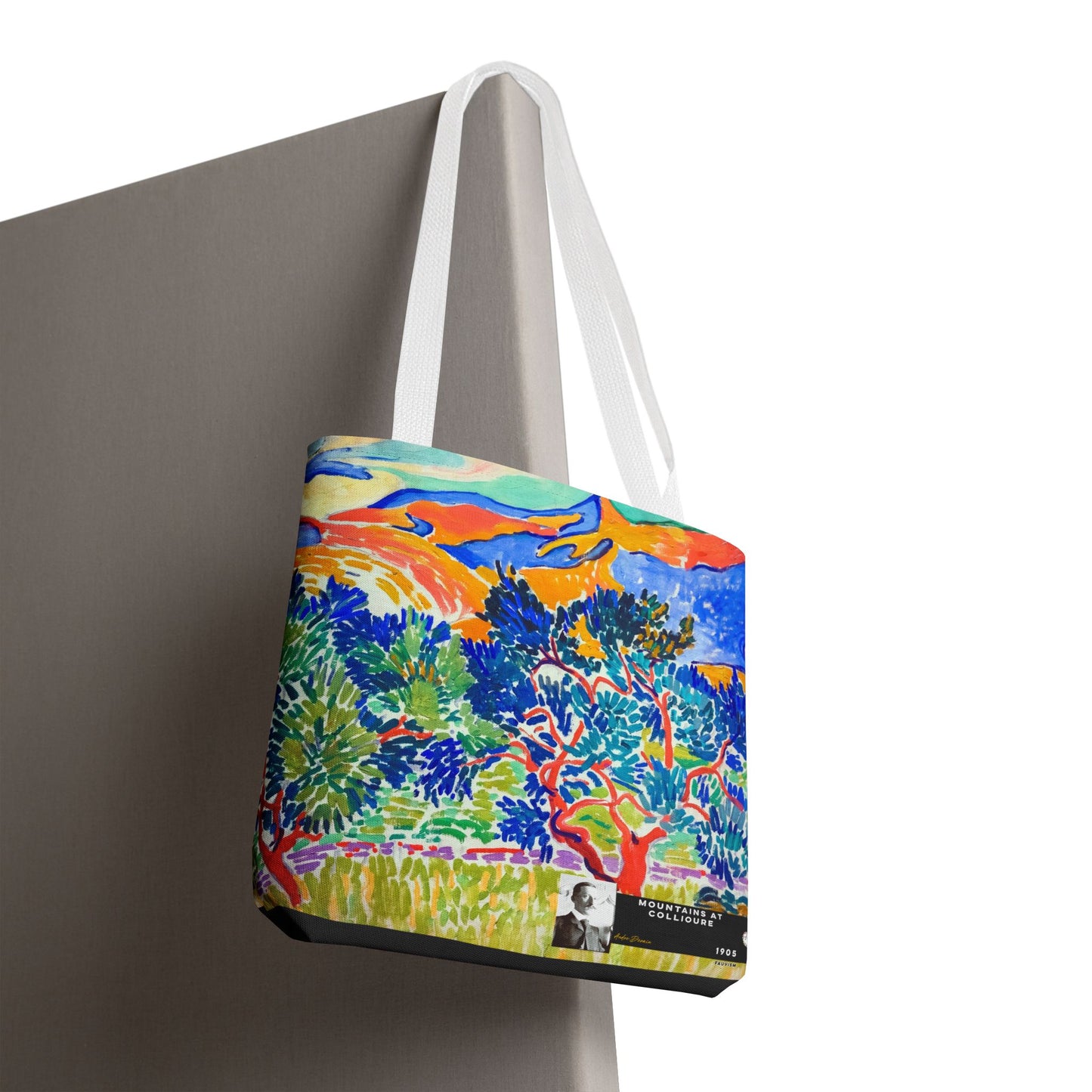 Derain, André - Mountains at Collioure (1905) - Tote Bag