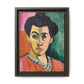 Matisse, Henri - The Green Stripe (1905) - Matte Canvas, Framed