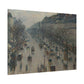 Pissarro, Camille - Boulevard Montmartre, Winter Morning (1897) - Canvas Block, unframed