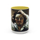 Courbet, Gustave - The Desperate Man (1843) - Colorful Accent Mugs