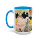 Toulouse-Lautrec, Henri - Moulin Rouge - La Goulue (1891) - Colorful Accent Mugs