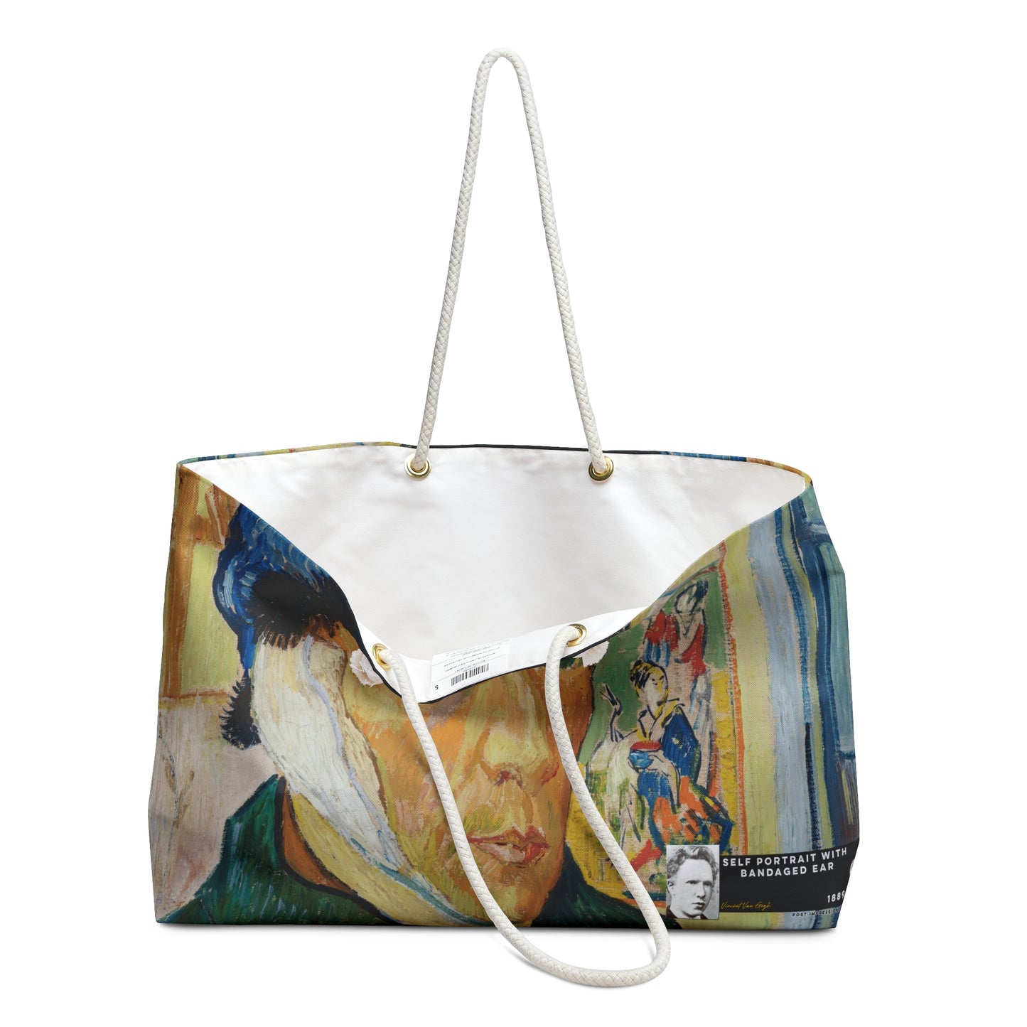 Van Gogh, Vincent - Self Portrait with Bandaged Ear (1889) - Weekender Bag
