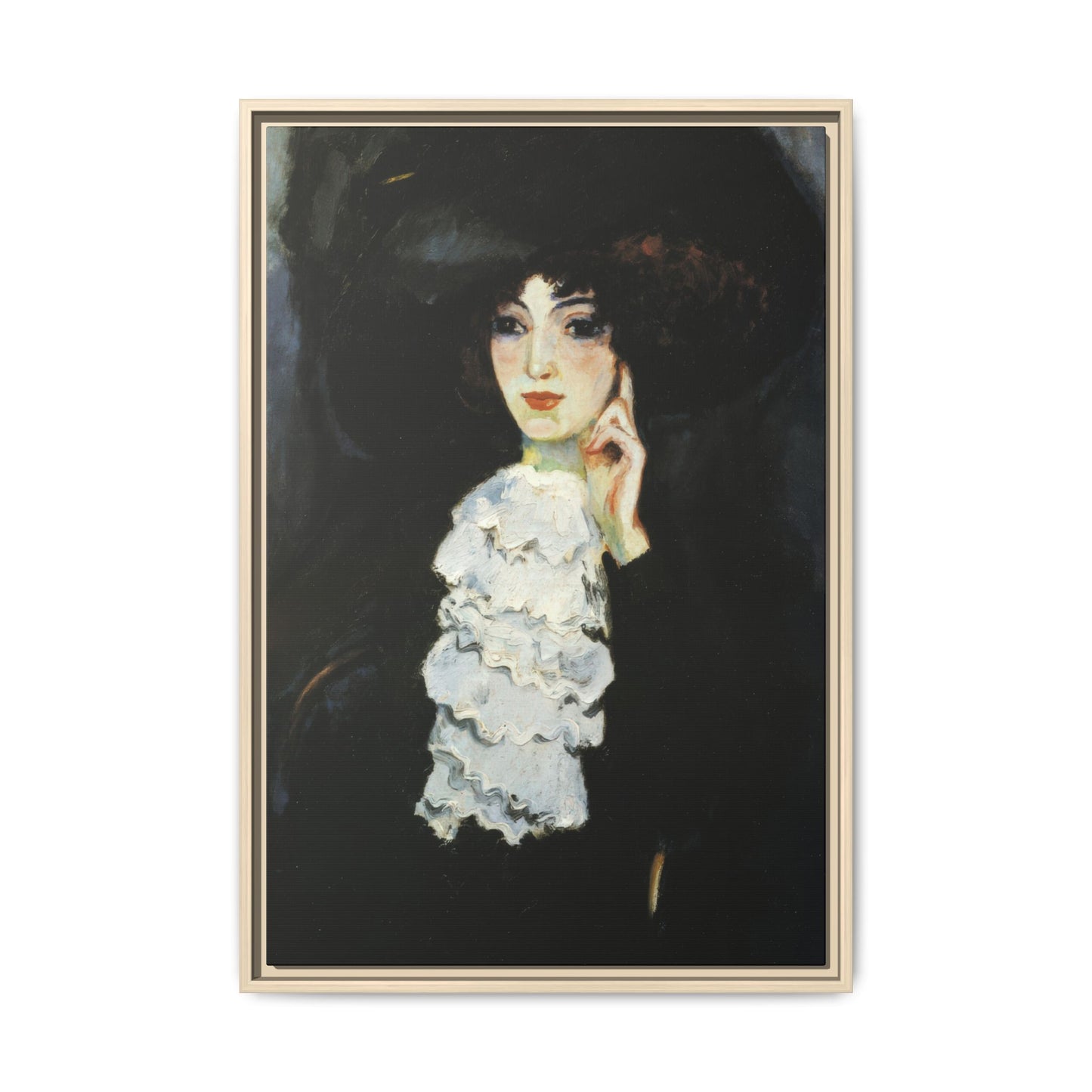 Van Dongen, Kees - Woman with Frill (1905) - Matte Canvas, Framed