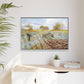 Pissarro, Camille - Hoarfrost (1873) - Matte Canvas, Framed
