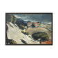 Cézanne, Paul - L’Estaque, Melting Snow (1870) - Matte Canvas, Framed