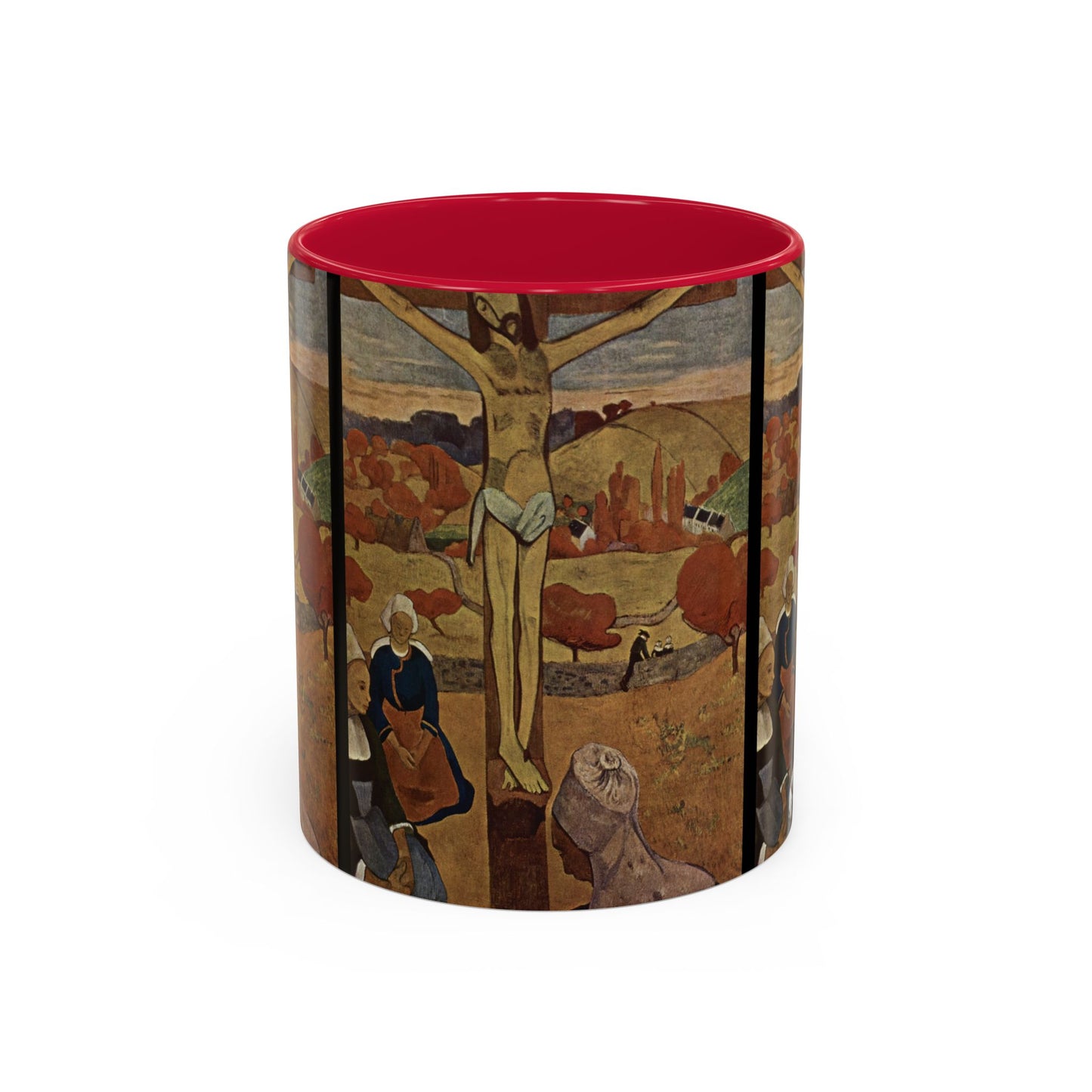 Gauguin, Paul - The Yellow Christ (1889) - Colorful Accent Mugs