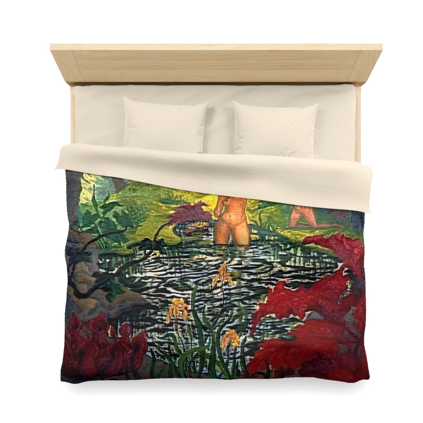 Ranson, Paul - The Lotus Bather (1906) - Microfiber Duvet Cover