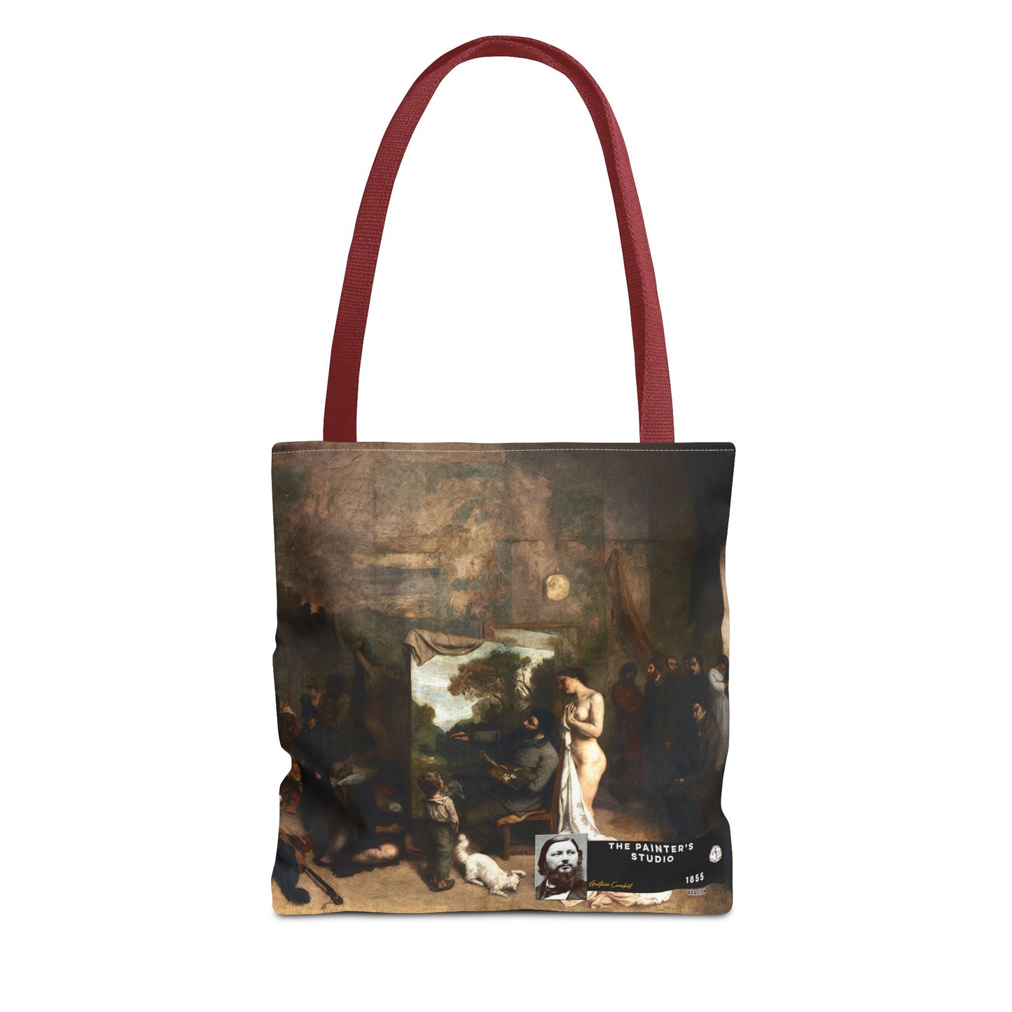 Courbet, Gustave - The Painter’s Studio (1855) - Tote Bag