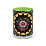Obsidian Grandmothers Mandala - Colorful Accent Mugs
