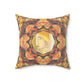 Filiger, Charles - Woman’s Head with Closed Eyes (1893) - Suede Square Pillow