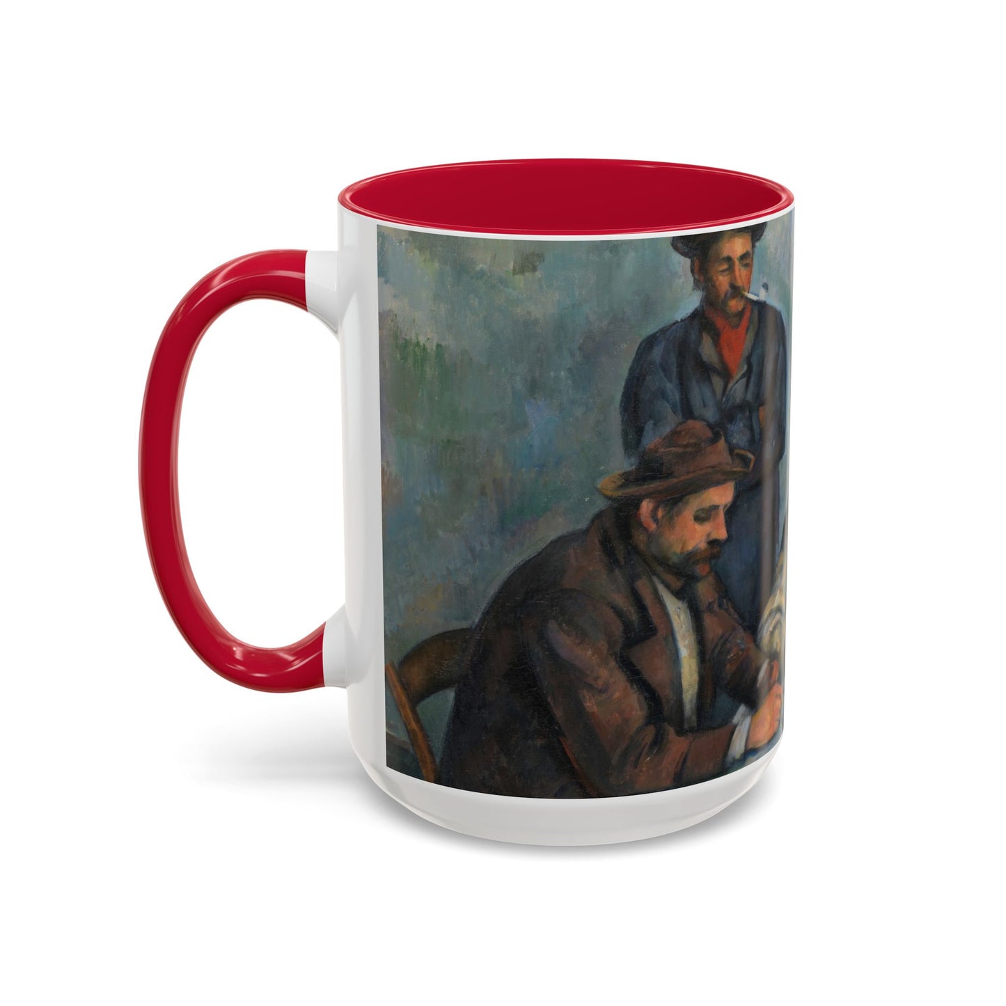 Cézanne, Paul - The Card Players (1892) - Colorful Accent Mugs