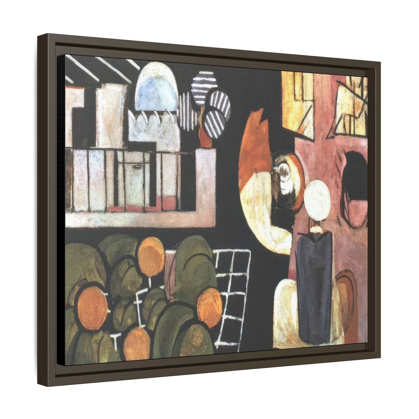 Matisse, Henri - The Moroccans (1916) - Matte Canvas, Framed