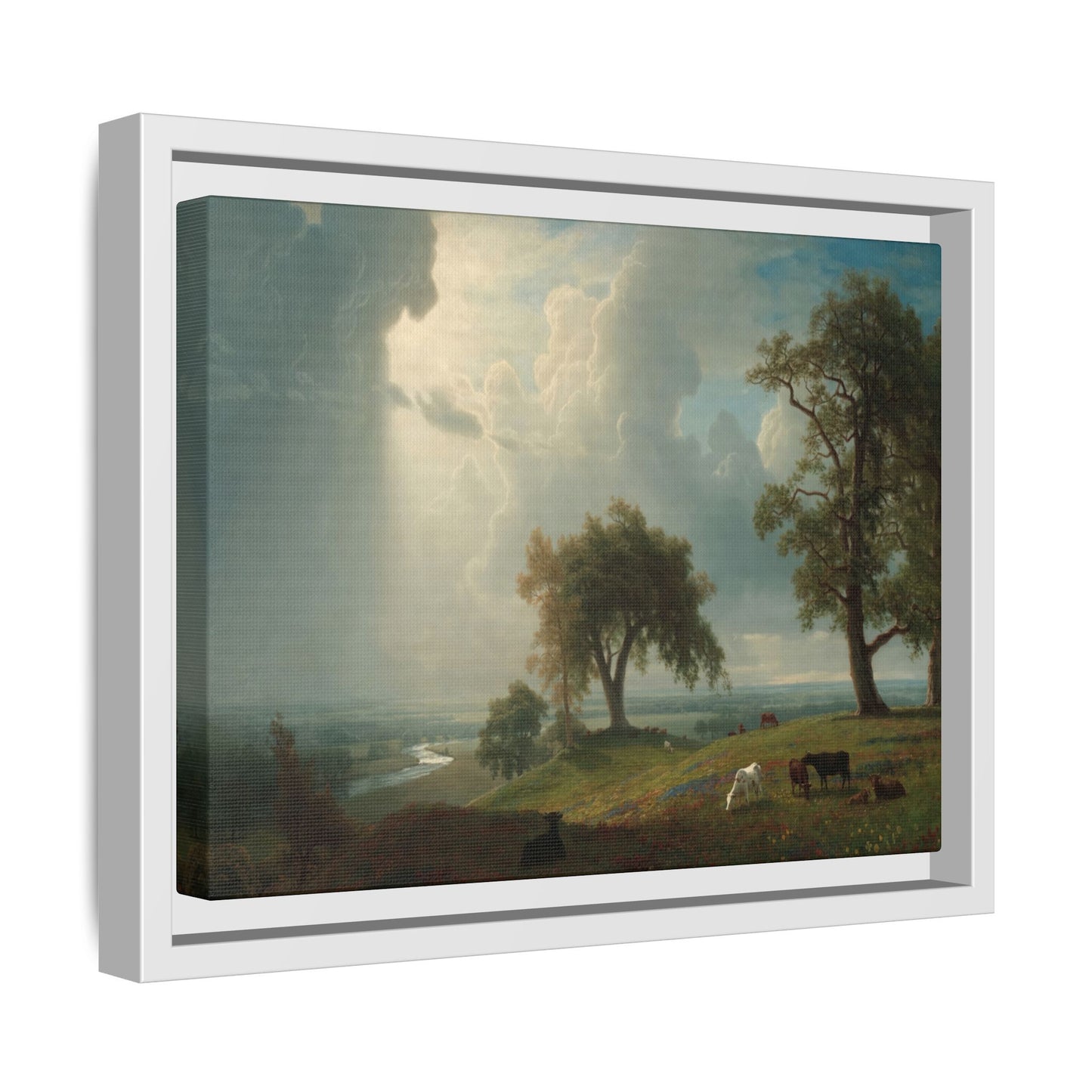 Bierstadt, Albert - California Spring (1875) - Matte Canvas, Framed