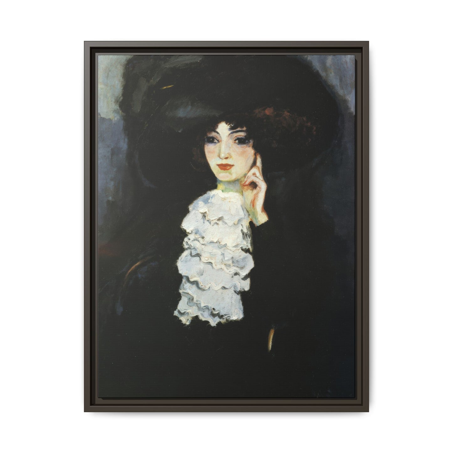 Van Dongen, Kees - Woman with Frill (1905) - Matte Canvas, Framed