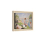 Seurat, Georges - Bathers at Asnières (1884) - Matte Canvas, Framed