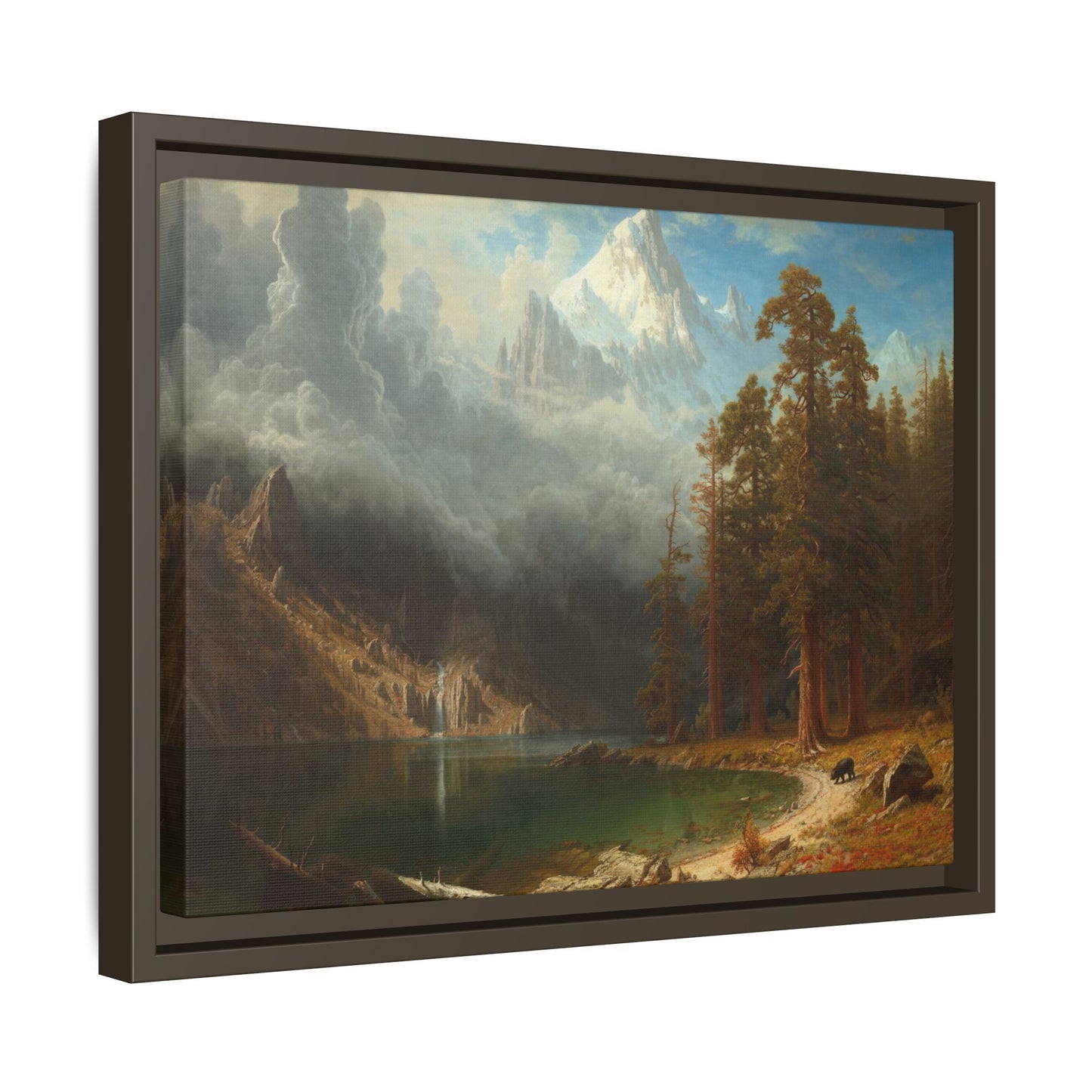Bierstadt, Albert - Mount Corcoran (1877) - Matte Canvas, Framed
