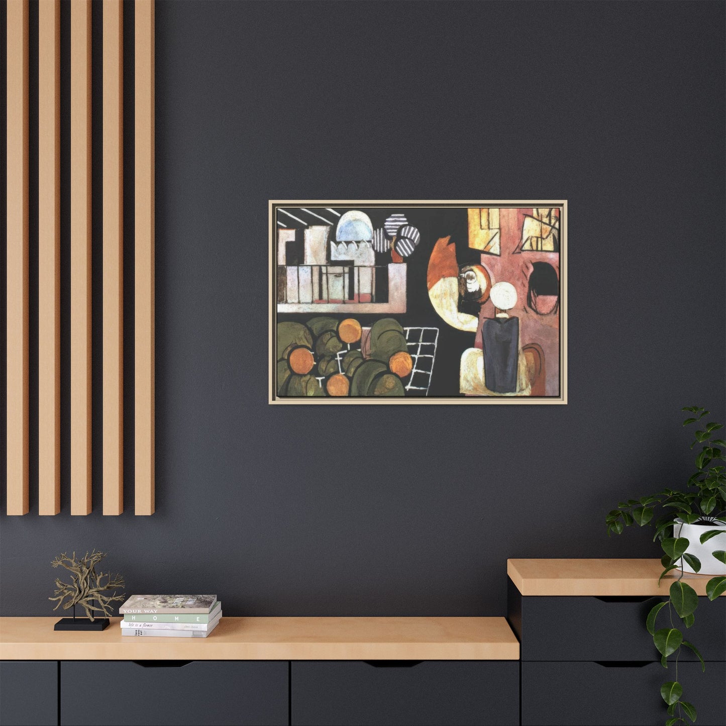 Matisse, Henri - The Moroccans (1916) - Matte Canvas, Framed