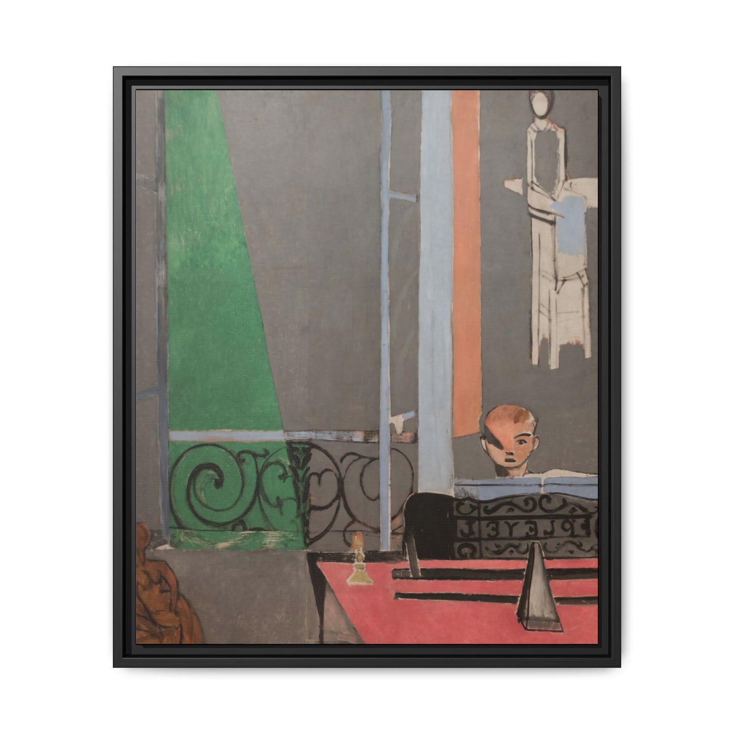 Matisse, Henri - Piano Lesson (1916) - Matte Canvas, Framed