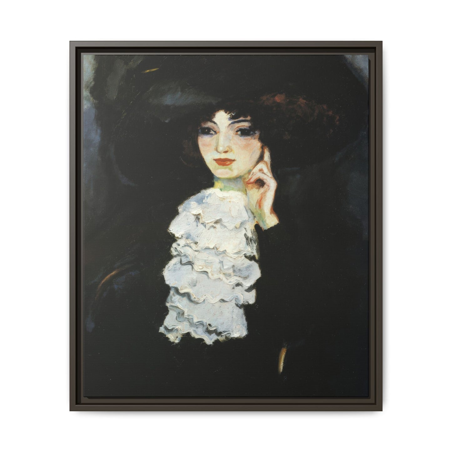 Van Dongen, Kees - Woman with Frill (1905) - Matte Canvas, Framed