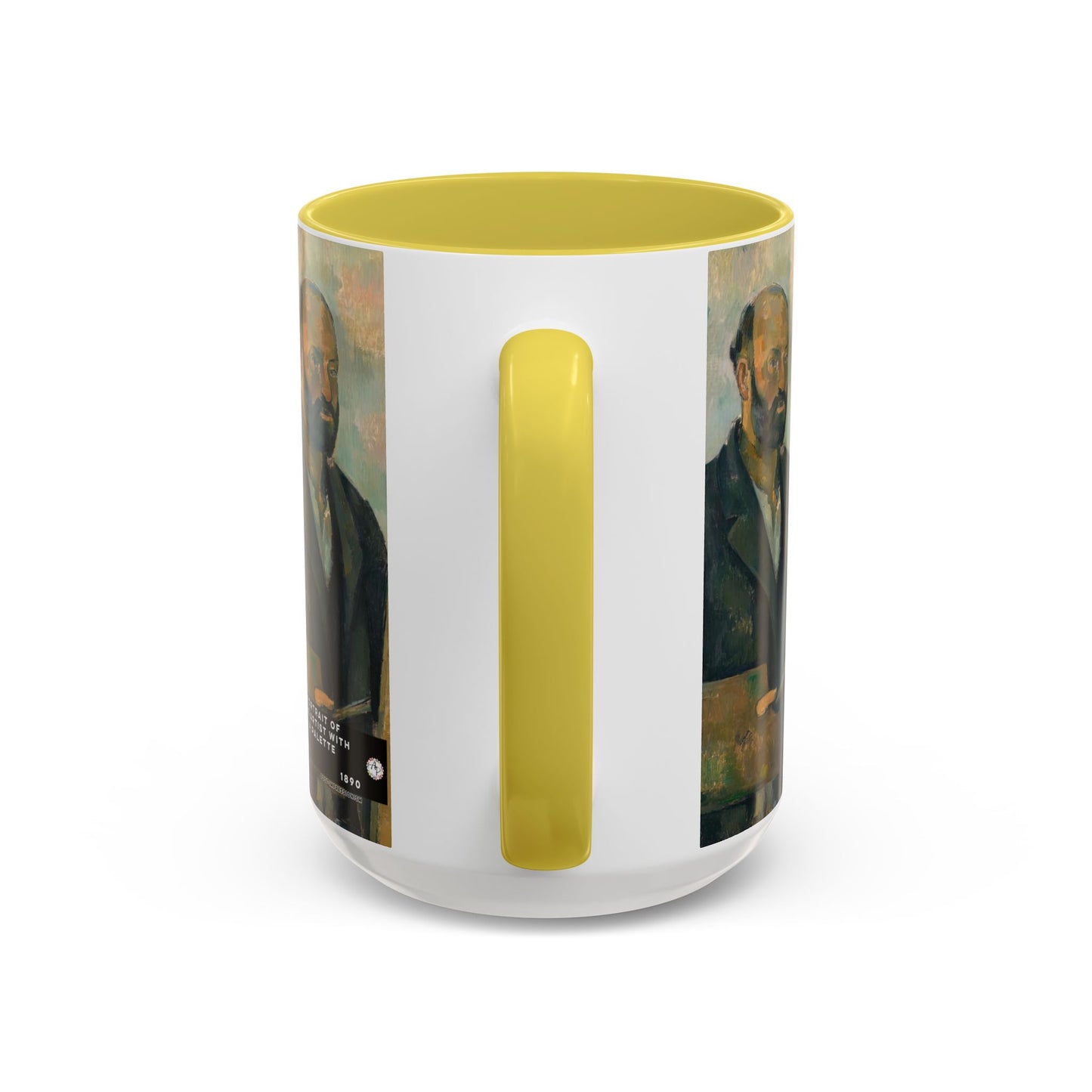 Cézanne, Paul - Portrait of the Artist with a Palette (1890) - Colorful Accent Mugs