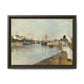 Morisot, Berthe - The Harbor at Lorient (1869) - Matte Canvas, Framed