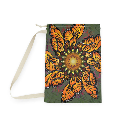 Pacio, Adam - Monarch Butterfly Mandala - Laundry Bag