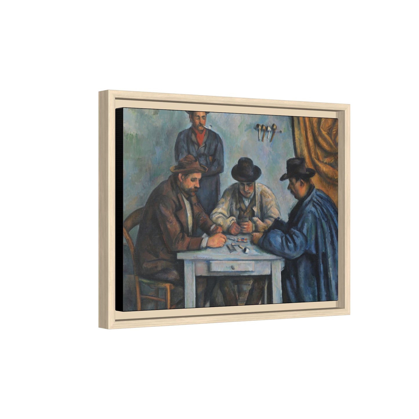 Cézanne, Paul - The Card Players (1892) - Matte Canvas, Framed