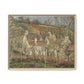 Pissarro, Camille - Red Roofs, Corner of a Village in Winter (1877) - Matte Canvas, Framed
