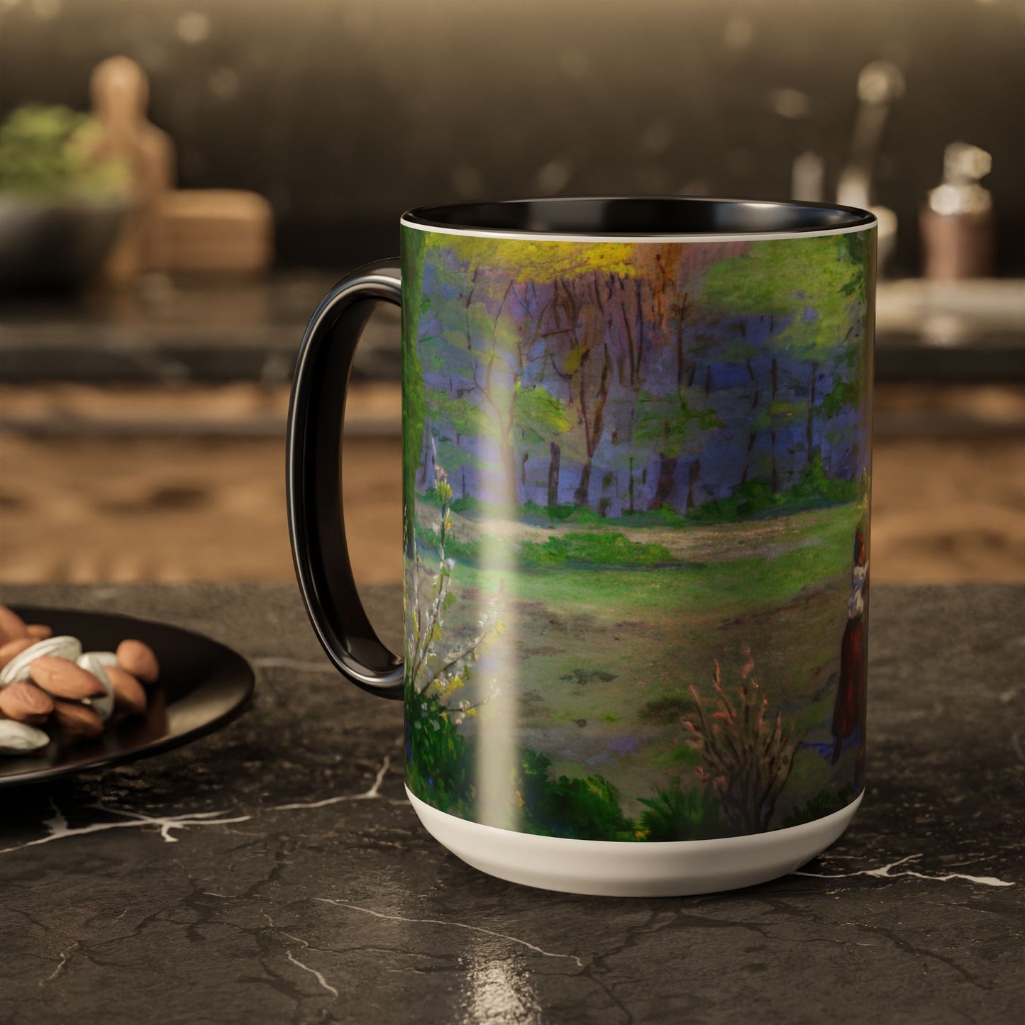 Ranson, Paul - Picking Flowers (1890) - Colorful Accent Mugs