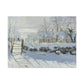 Monet, Claude - The Magpie (1868) - Canvas Block, unframed