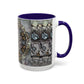 Pacio, Adam - Memento Mori Mandala - Colorful Accent Mugs