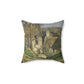 Cézanne, Paul - The House of the Hanged Man, Auvers-sur-Oise (1874) - Suede Square Pillow