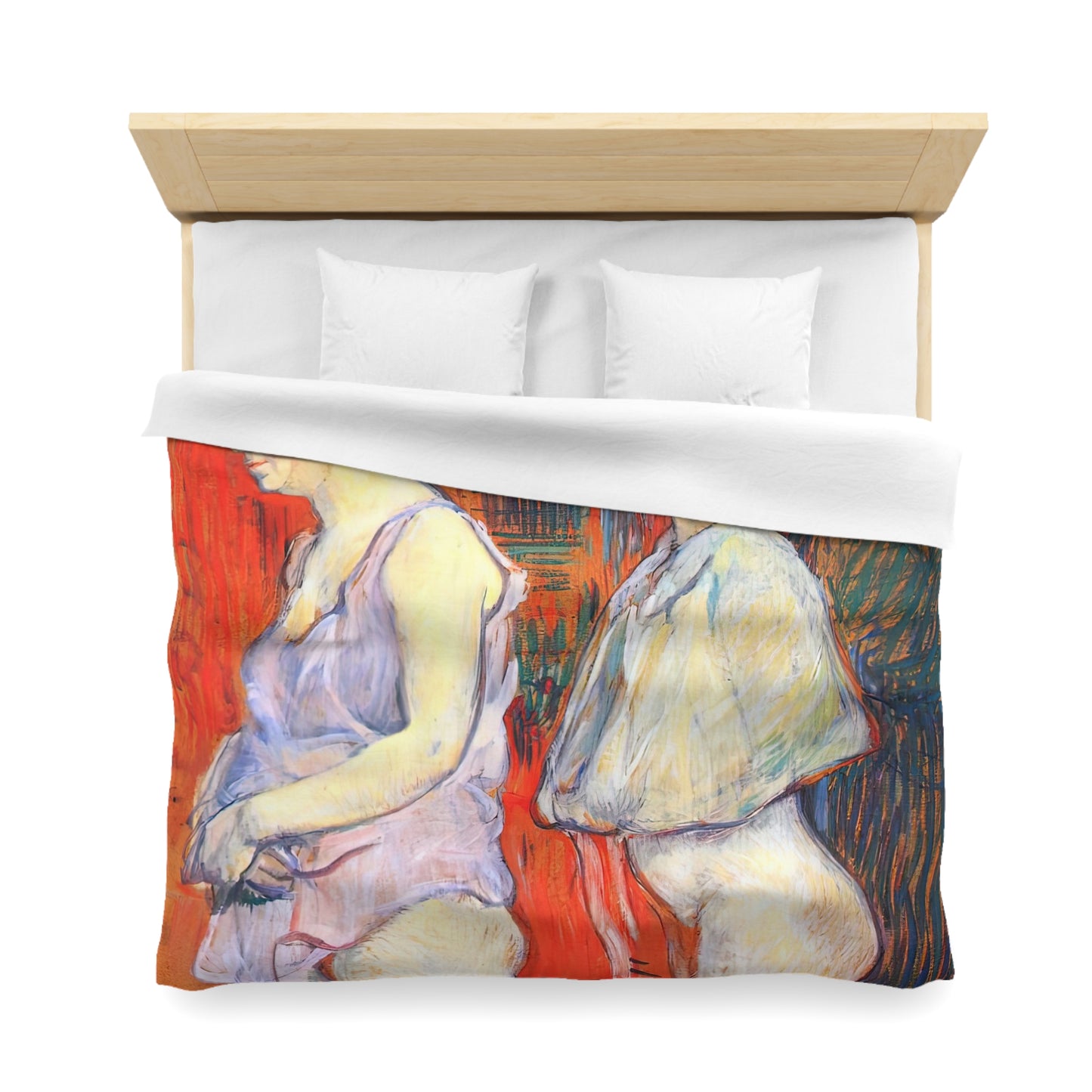 Toulouse-Lautrec, Henri - The Medical Inspection (1894) - Microfiber Duvet Cover
