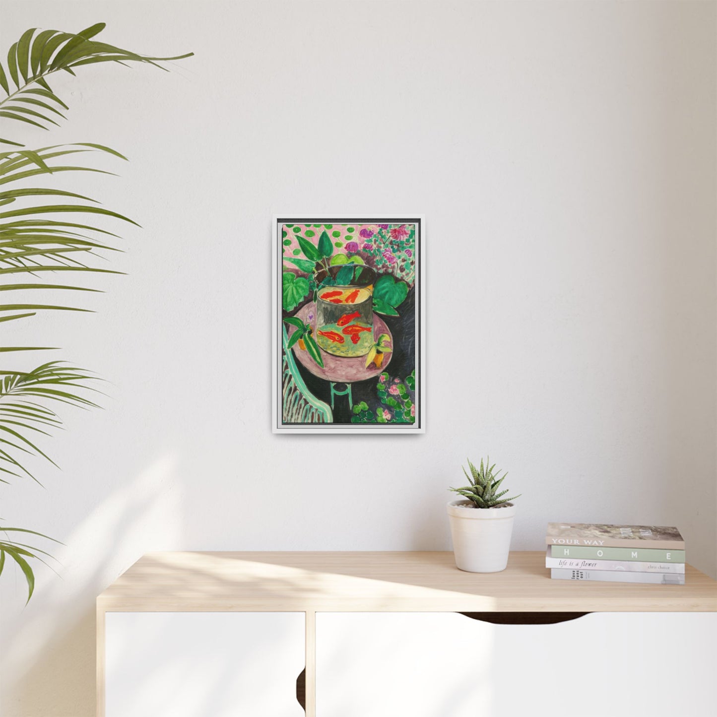 Matisse, Henri - The Goldfish (1912) - Matte Canvas, Framed