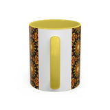 Monarch Butterfly Mandala - Colorful Accent Mugs