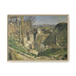 Cézanne, Paul - The House of the Hanged Man, Auvers-sur-Oise (1874) - Matte Canvas, Framed