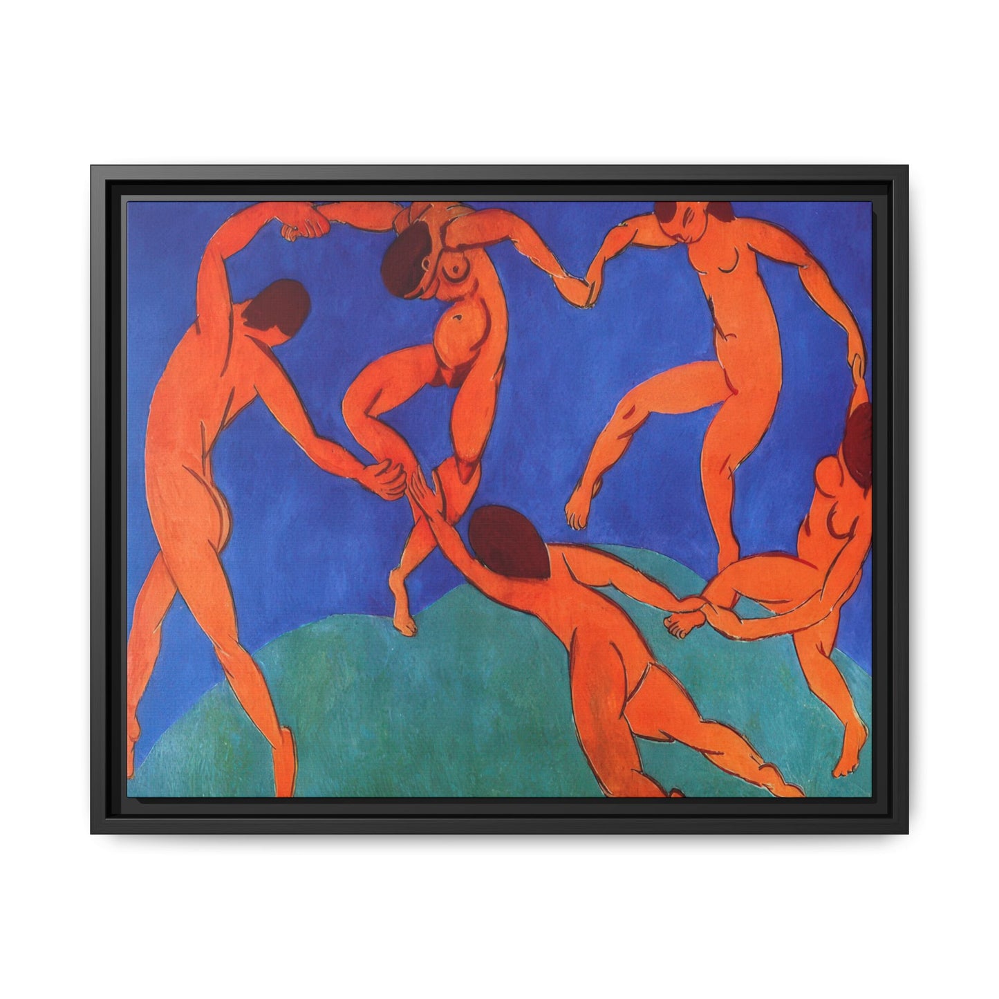 Matisse, Henri - Dance (II) (1910) - Matte Canvas, Framed