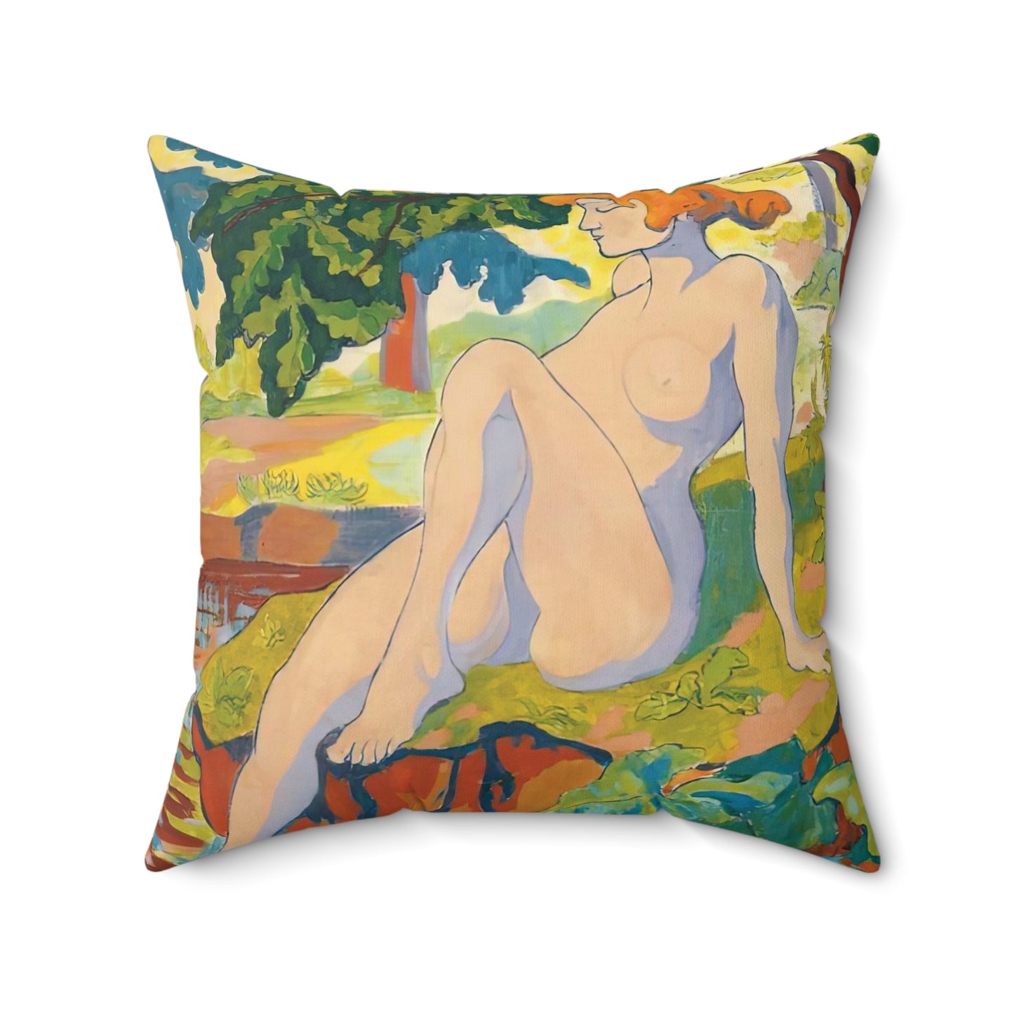 Ranson, Paul - Bather (1898) - Suede Square Pillow