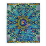 Melek Taus Mandala - Arctic Fleece Blanket