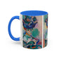Matisse, Henri - Woman with a Hat (1905) - Colorful Accent Mugs
