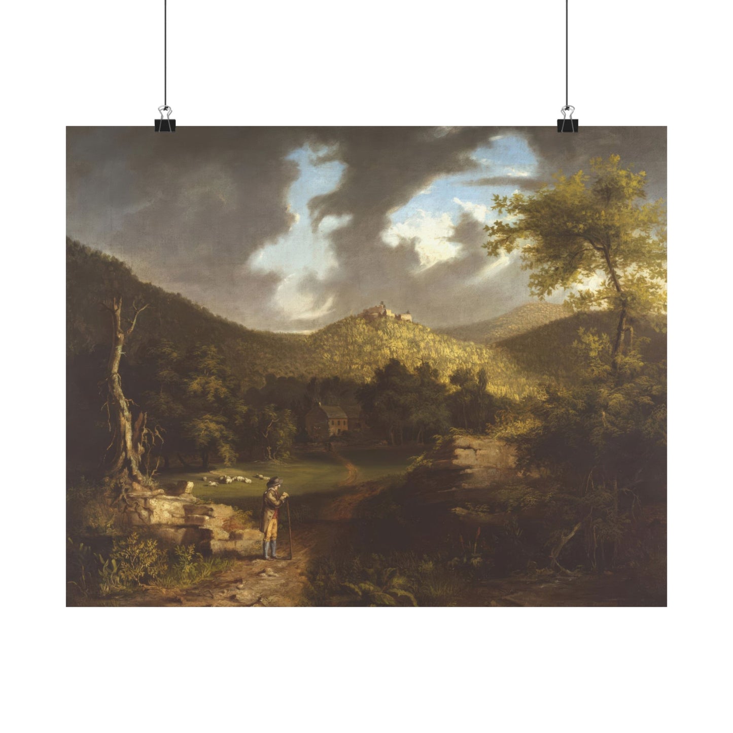 Cole. Thomas - View of Fort Putnam (1825) - Satin Posters
