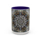 Pacio, Adam - Memento Mori Mandala - Colorful Accent Mugs