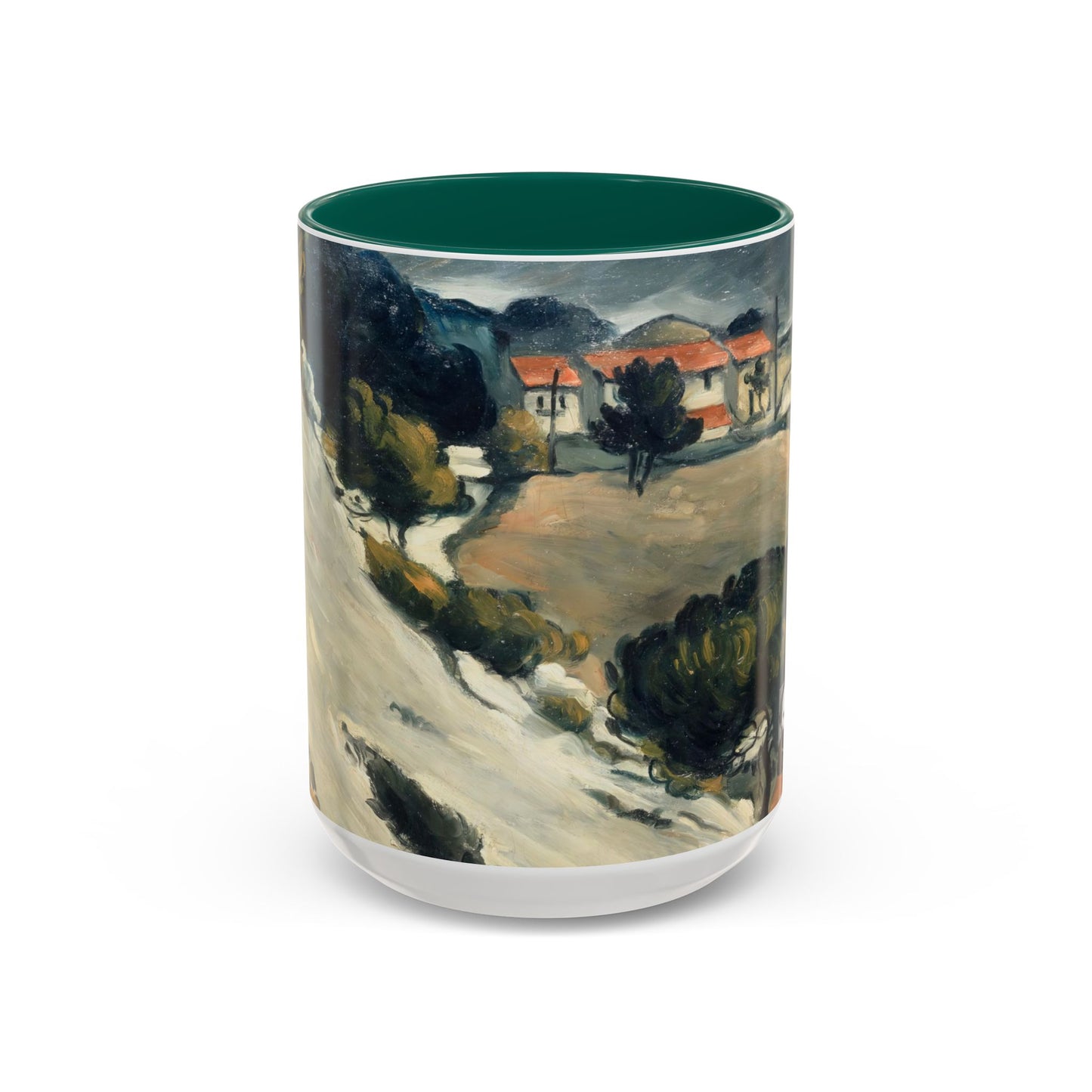 Cézanne, Paul - A Modern Olympia (1874) - Colorful Accent Mugs