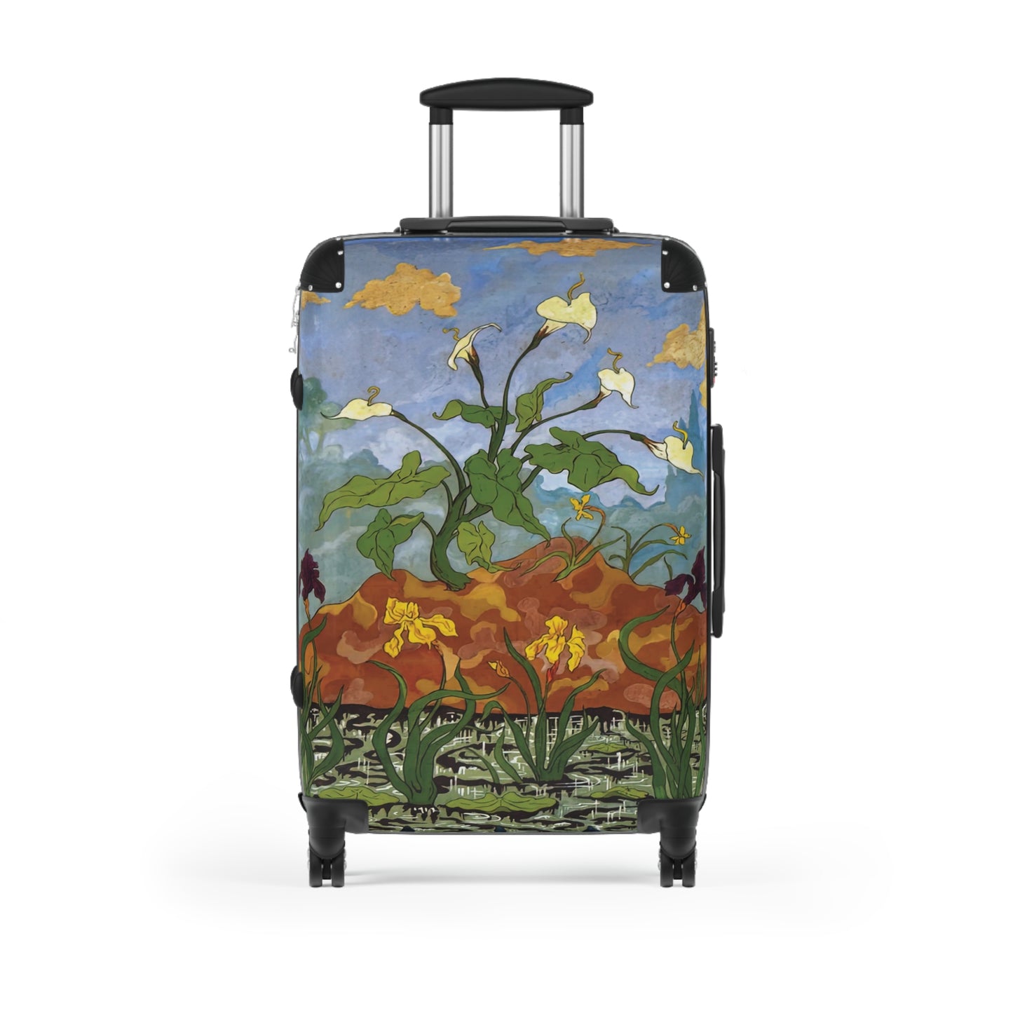 Ranson, Paul - Violet and Yellow Aurum Lilies and Irises (1899) - Suitcase