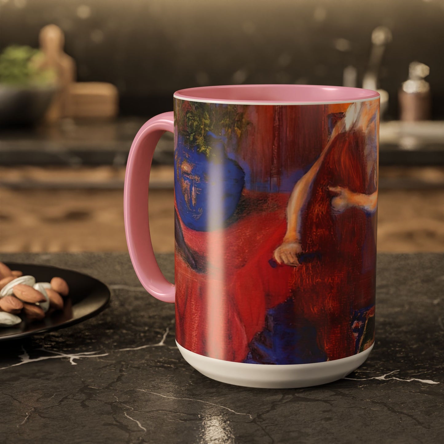 Ranson, Paul - The Golden Head of Hair (1909) - Colorful Accent Mugs