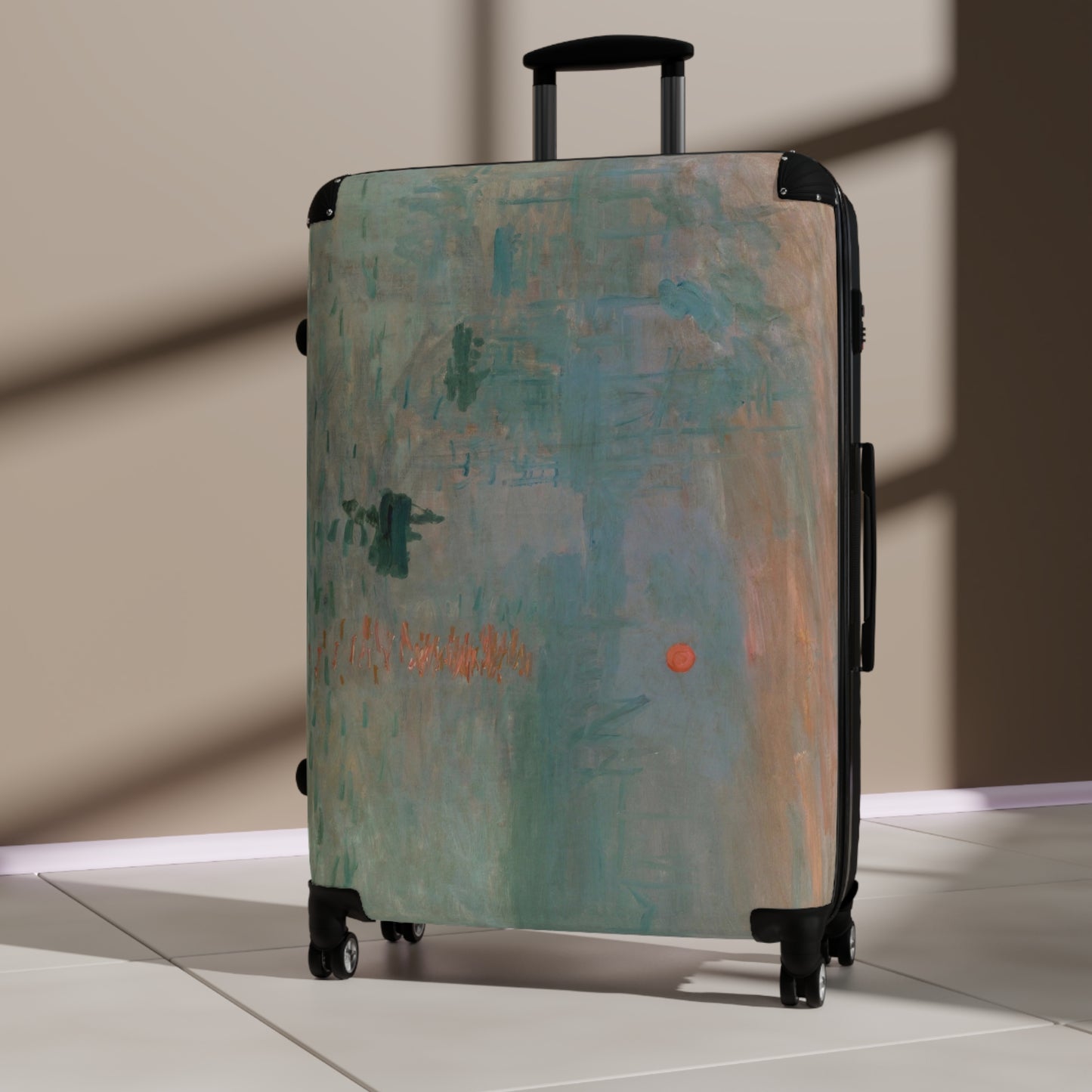 Monet, Claude - Impression, Sunrise (1872) - Suitcase