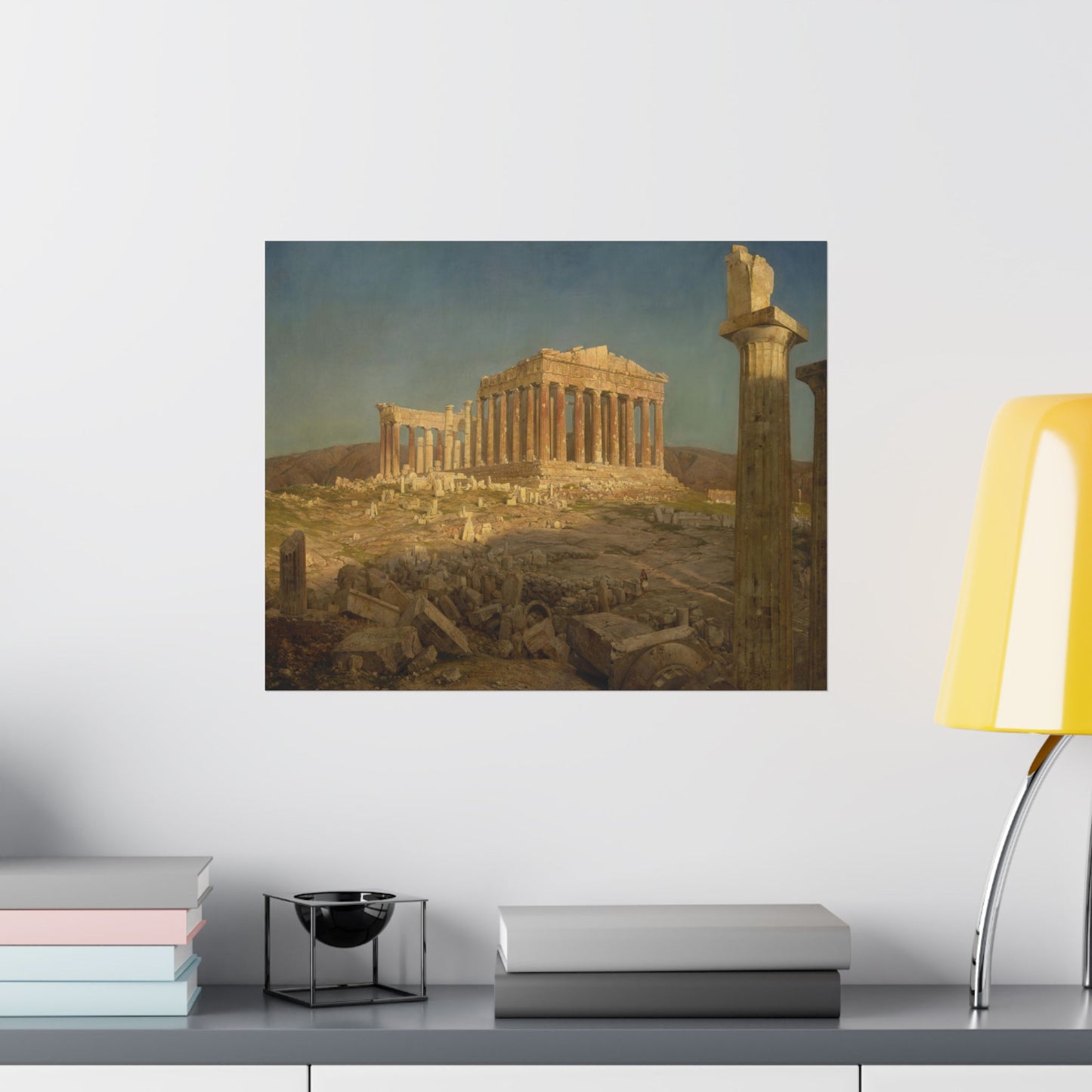 Church, Frederic Edwin - The Parthenon  (1871) - Satin Posters