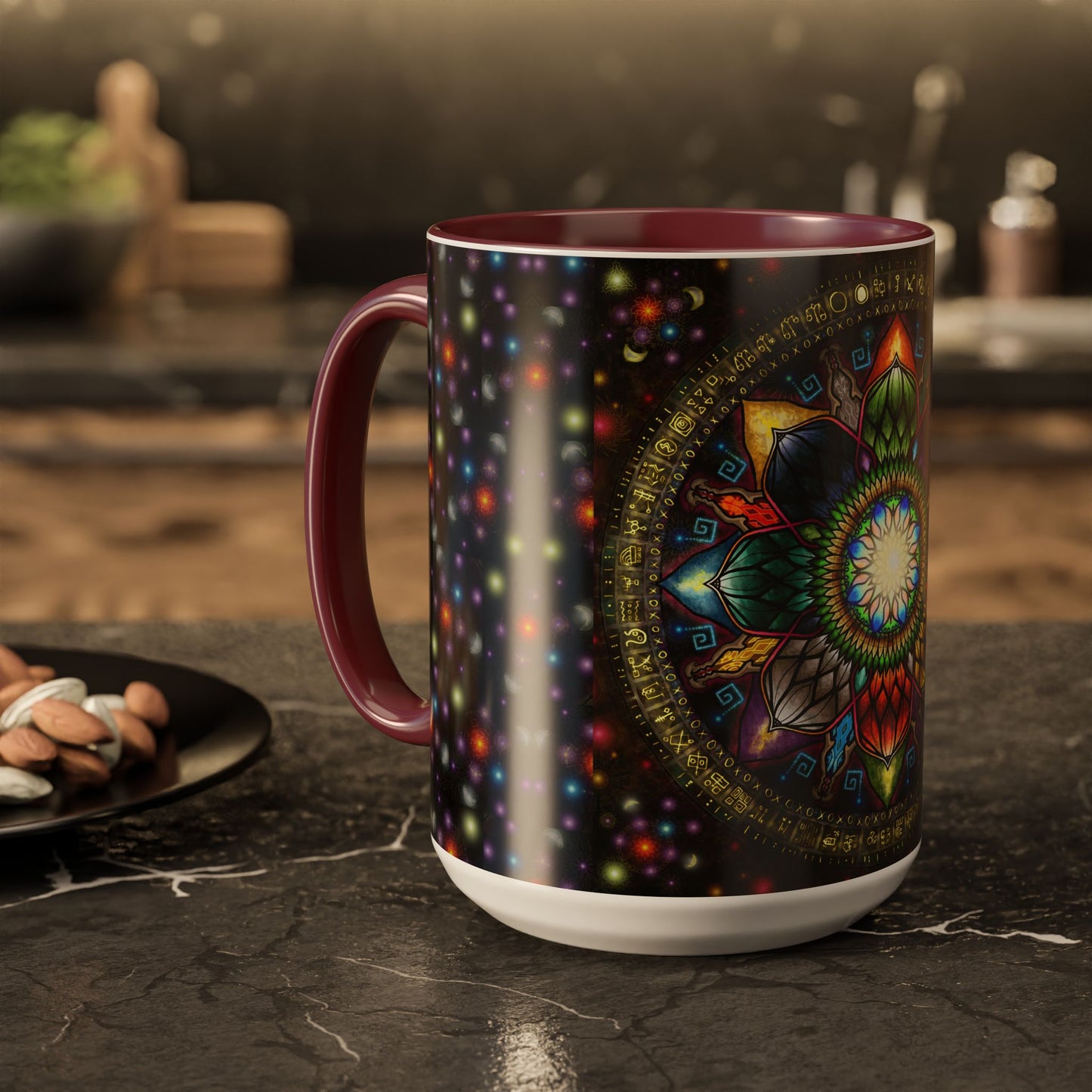 Pacio, Adam - Mystic Jewel Mandala - Colorful Accent Mugs