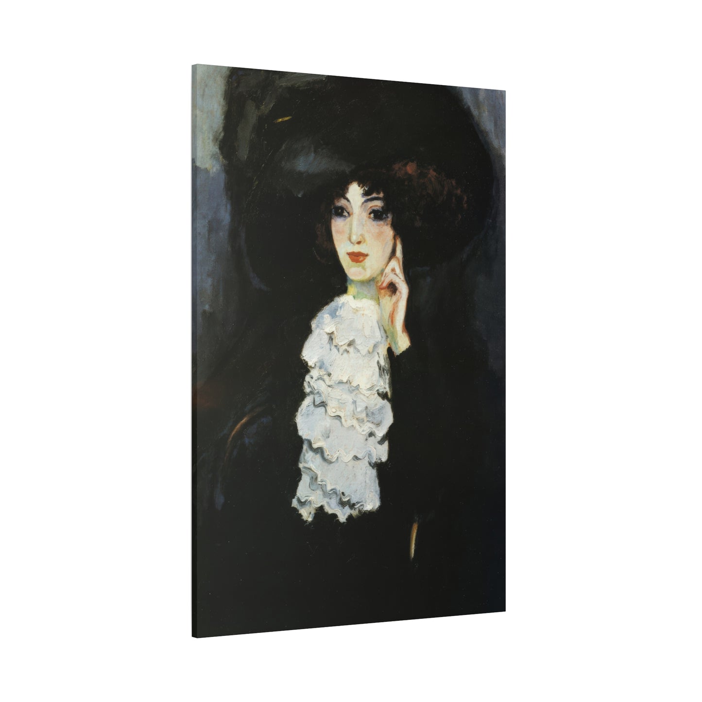 Van Dongen, Kees - Woman with Frill (1905) - Canvas Block, unframed